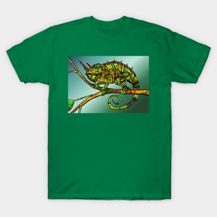 Steampunk Chameleon T-Shirt